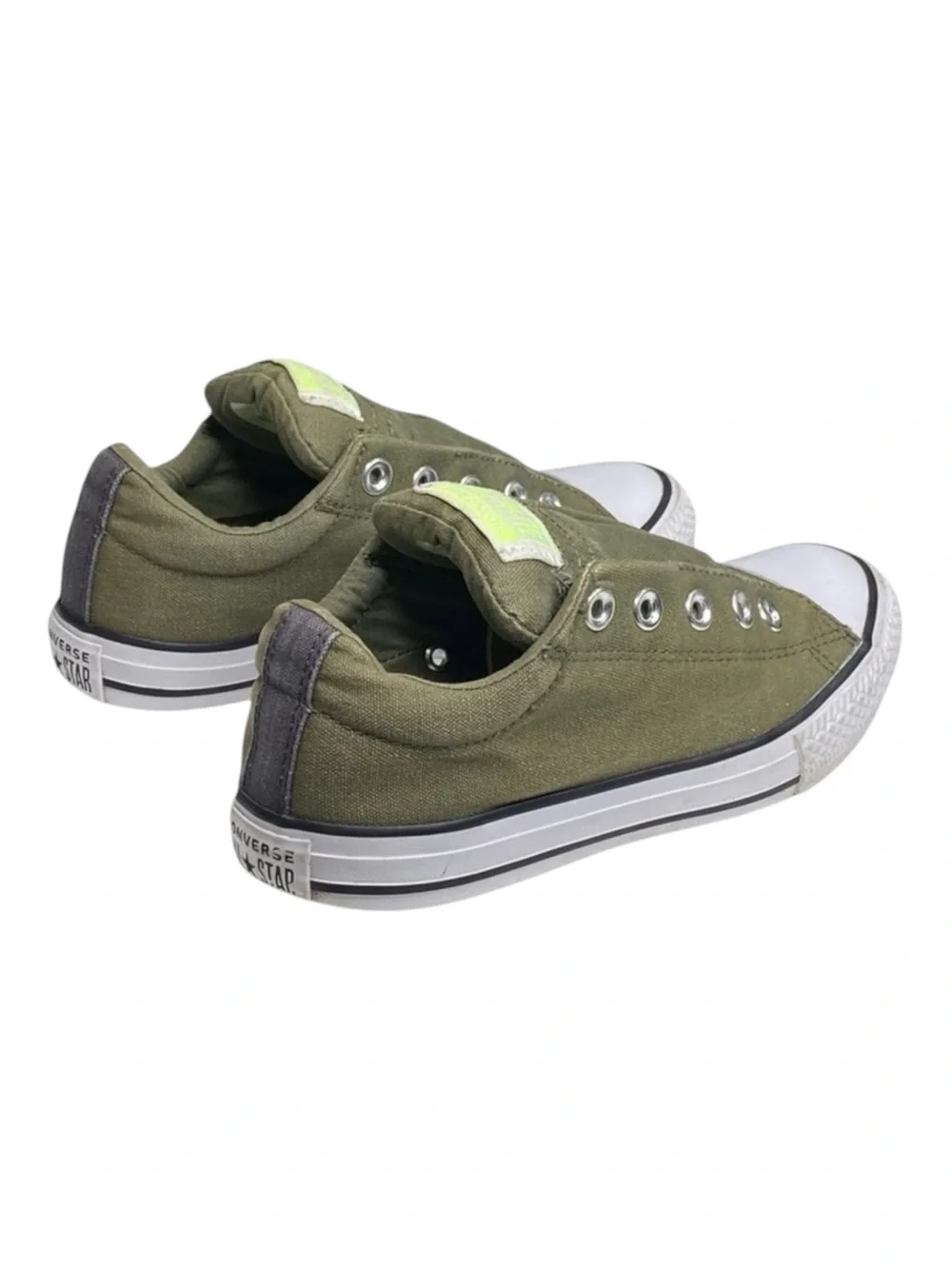 Converse ™️ ✪ Chuck Taylor All Star Street Low Slip On Sneakers ✪ Army Green ✪